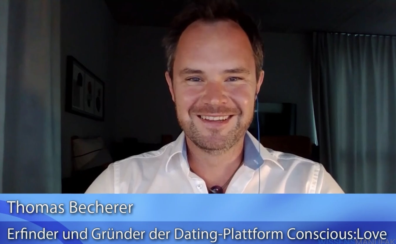 Thomas Becherer, Erfinder und Gründer der Dating-Plattform Conscious:Love