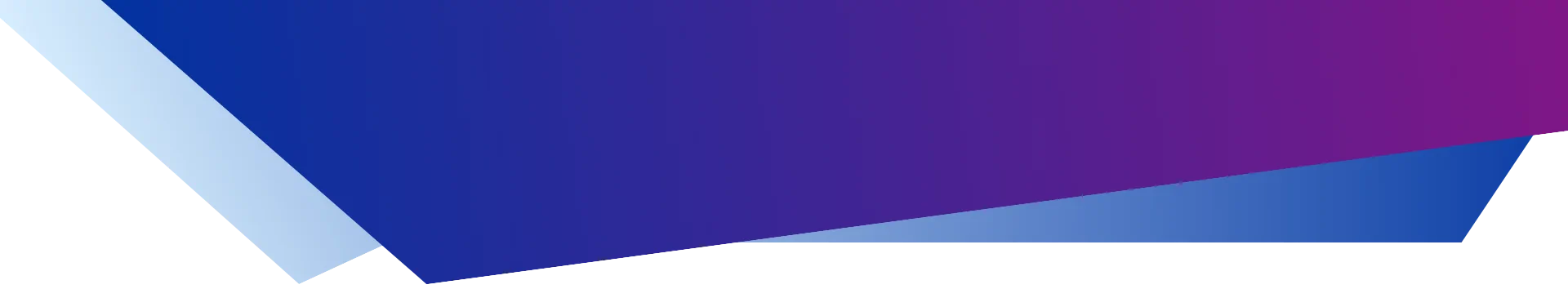 Designelement quer mit Spitze links unten (mobile Ansicht).